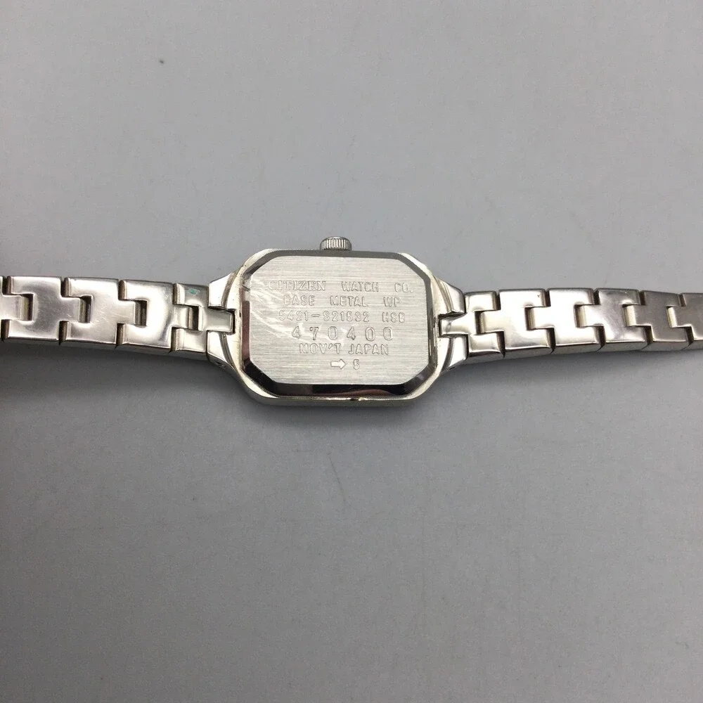 Vintage Citizen Womens Watch 13mm Silver Tone 5421-S21532 New Battery 7